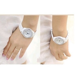 new arrival Free shipping 2pcs/lot wholesale Women's Fashtion rhinestone Watches Bracelet Watches fashion watches 