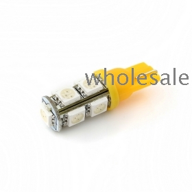 T10 5050 Bulb Wedge Car White 9-LED Yellow Light New