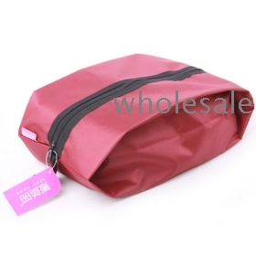 Sample Hand Shoe Zip Bag Tote Storage Travel Waterproof Nylon color randomly