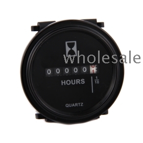 9-80V Hour Tacho Meter &Motorbike Instruments Gauge Round LCD Retail Free Shipping