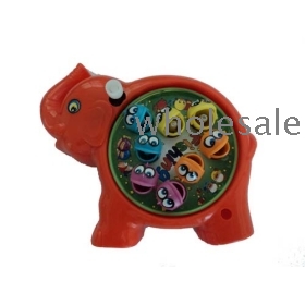 Wind-up Fishing Game Interesting Go Fish for Kids Children Family Elephant Shape Red Color