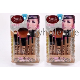 Leoparden Modelle Beauty Make-up Pinsel 5 in 1 10pcs/lot wholesale