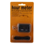 New Black Hour Meter high quality No Battery Required Works on Any Gas Engine Retail