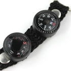 New Mini 2 in 1 Lensatic Compass Thermometer Keychain Retail