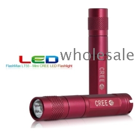 MINI CREE LED FLASHLIGHT , Light Flashlight  red 