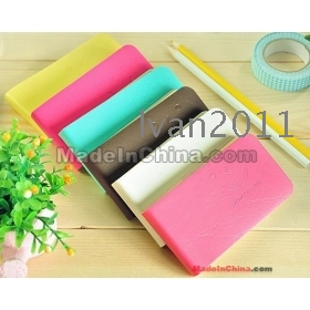 Lovely smiling face Mini Notebook candy strip Notepad