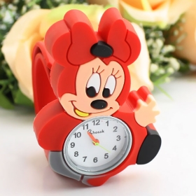 Hot sale free shipping new design  fashion  watch  round Donald Duck wrist watches for children mixed 25 pcs/lot--06803363