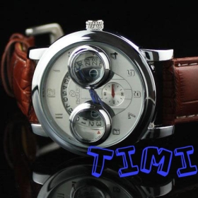 Unique Men Magnifier AUTO Mechanical Wrist Watch Day wholesale 