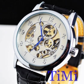 Elegent Automatsko Kostur Mehanički Muška Gledajte 80S