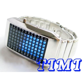 72 Led Light Fashion Design New Watch 2010 blue cool style freeship