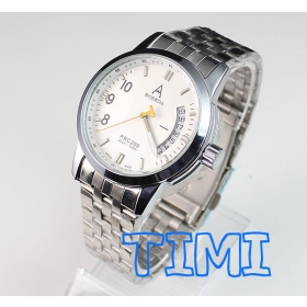 Deluxe Mens AUTO Mechanical Silver Case Men's/Ladies Watches Wholesale China