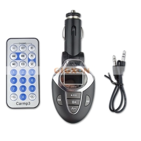 5pcs/lot Nová bezdrátová auto MP3 přehrávač FM Transmitter USB 2.0