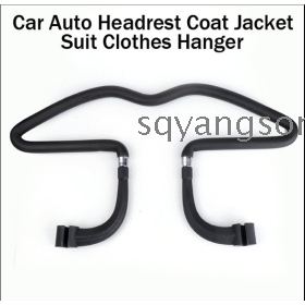 Free Shipping Car Seat Coat Suit Hanger Black Car Auto Headrest Coat Jacket Suit Clothes Hanger