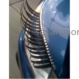 fashion 3D car eyelashes ,3D car logo sticker,car eyelashes/car lash,100pcs=50pairs/lot.free shipping 