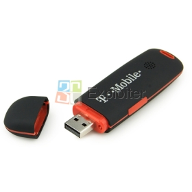 7.2M HSDPA 3G carte SIM USB 2.0 Wireless Modem Adaptateur avec fente pour carte TF - B.