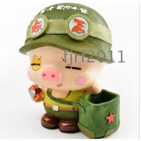 Hotsale! Soldier pen Piggy Bank/soldier Piggy Bank/Plastic  box,Free shipping