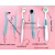 8 piece kit home dental care kit dental stain eraser mirror tongue tooth brush toothpick floss