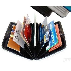 Δωρεάν αποστολή υψηλής ποιότητας αλουμίνιο πιστωτική κάρτα πορτοφόλι 8 χρώματα μπορούν να επιλέξουν BG001