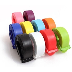 Free shipping 10pcs/lot Adult Fashion Silicone belt Fashion candy belt Width 2.0CM DHL Free shipping