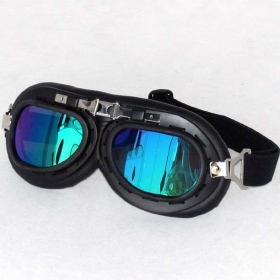 Expédition libre MOQ 1PC moto lunettes oeil protéger plateau noir des lunettes de détail T01