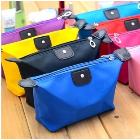 Free shipping Waterproof advanced nylon new candy color ladies cosmetic bag BG028
