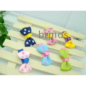  cute colorful  girls hair clip bow barrette