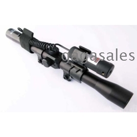4X20 Rifle Scope + LA30 Red Laser Rifle scope FLIP UP COVERS NITROGEN Rifle Scope riflescopes hunting