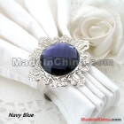Factory direct sale!High quanlity,low price!free shipping-50pcs NAVY BLUE  2" tall Gem Napkin Rings Wedding  Shower Favour Party decor 2011 NEW ARRIVAL HOT SELL