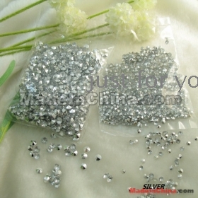 Tovární přímý prodej ! Vysoká quanlity , nízká cena! Doprava zdarma - 2000ks SILVER 1/3 karátový diamant 4,5 mm Confetti Wedding Party dekorace Velkoobchod a maloobchod !2011 NEW ARRIVAL HOT SELL vzorek, aby