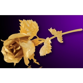 Wholesale handcrafted gold rose with certificate festival gift,petals ajar rose,great valentine's day gift,wedding platinum gift,paypal 