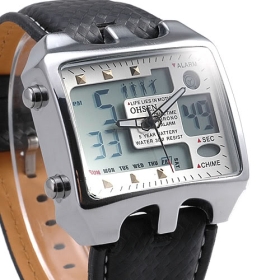 2012 Doprava zdarma Nejlepší dárek pro muže - OSHEN 30M Vodotěsné výkonná funkce náramkové hodinky Men ( A167 )