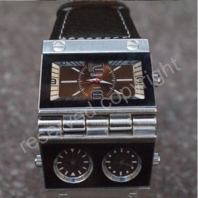 OULM 3 Dails Army Military Pilot Sport Men Wrist Watch Clock Size 1.8" x 2.5" (A238) 