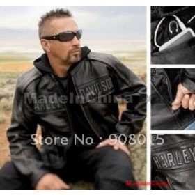  Free shipping 1PC HD Men's Reflective Road Warrior 3-in-1 Leather Jacket 98138-09vm Motocross,racing,motorcycle,motorbike jacket 