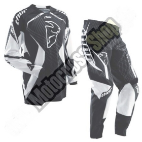 1set Thor Corrida de poliéster jersyes e Oxford pants.Motocross Suit , motocicleta, moto , bicicleta , moto roupas [ SU007 ]