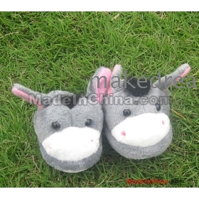 9 CM small donkey slippers small  plush toys bag of add-ons     