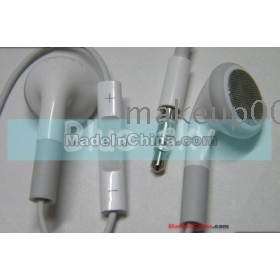 for  earphone with MIC Remote Volume Control free shipping 8pcs per lot 