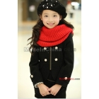 2011 autumn winter of female children's wear black NeDaYi cuhk short coat 1119408         