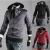 Promotie prijs !gratis verzending Mannen recreatieve kledingstuk cap zelfs jas fleeces SWEATER grootte ML XL XXL m2