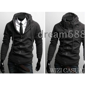 promotion price!!! free shipping brand new men's SWEATER zipper design features a coat thick knitting clothing M1