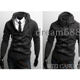 hot sale!!!  free shipping brand new men's SWEATER zipper design features a coat thick knitting clothing M1