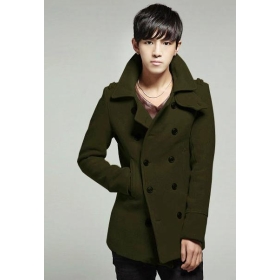 Promotion price!!! free shipping brand new men's clothing Woollen dust coat size M L XL XXL Z4