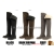 Les bottes de neige d'hiver flambant neuf femmes bottes de boîte métallique grande taille bottes plat 34 35 36 37 38 39 40 41 42 43