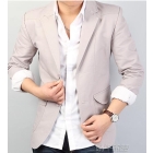 Promotion price!!! free shipping new men's Two grain buckle pure cotton leisure suit coat clothing size M L XL XXL O5