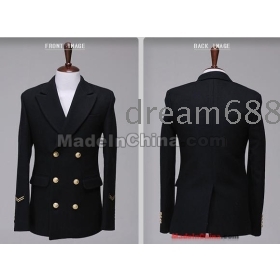 promotion price!!! free shipping Men's Golden double-breasted suit dust coat size M L XL u2