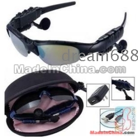 MP3 sun glasses sunglasses MP3 headphones with 2 g memory stereo polarization