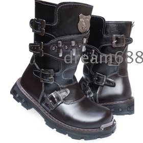  free shipping Special offer British tide boots han edition rivets cowboy boots knight boots in outdoor tube army boots snow boots male boots <7f310460d57a17c819816dc920dbb5> 1