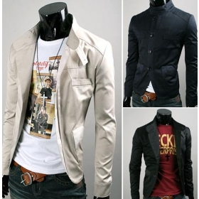 free shipping brand new men's Fashionable clothing Men's suits leisure suit fashion coat size M L XL   