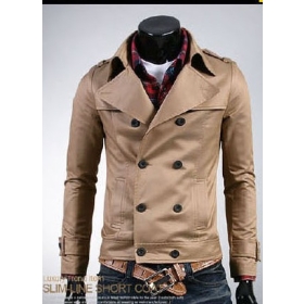 varmt salg !gratis forsendelse helt nye mænds Moderigtigt tøj Casual frakke jakke str. ML XL XXL --- 8