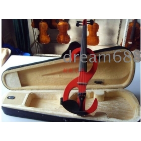 free shipping Quality, super Real wood electric violin, with case,  musical instrument T4