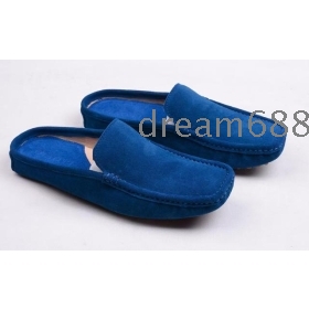 free shipping brand new men's Skin leather face Oxford bottom skin slippers tugboats shoes size 38 39 40 41 42 43 44 
